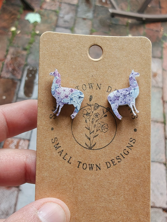 Purple llama studs