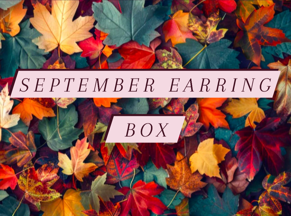 September Earring Box
