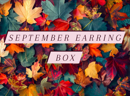 September Earring Box