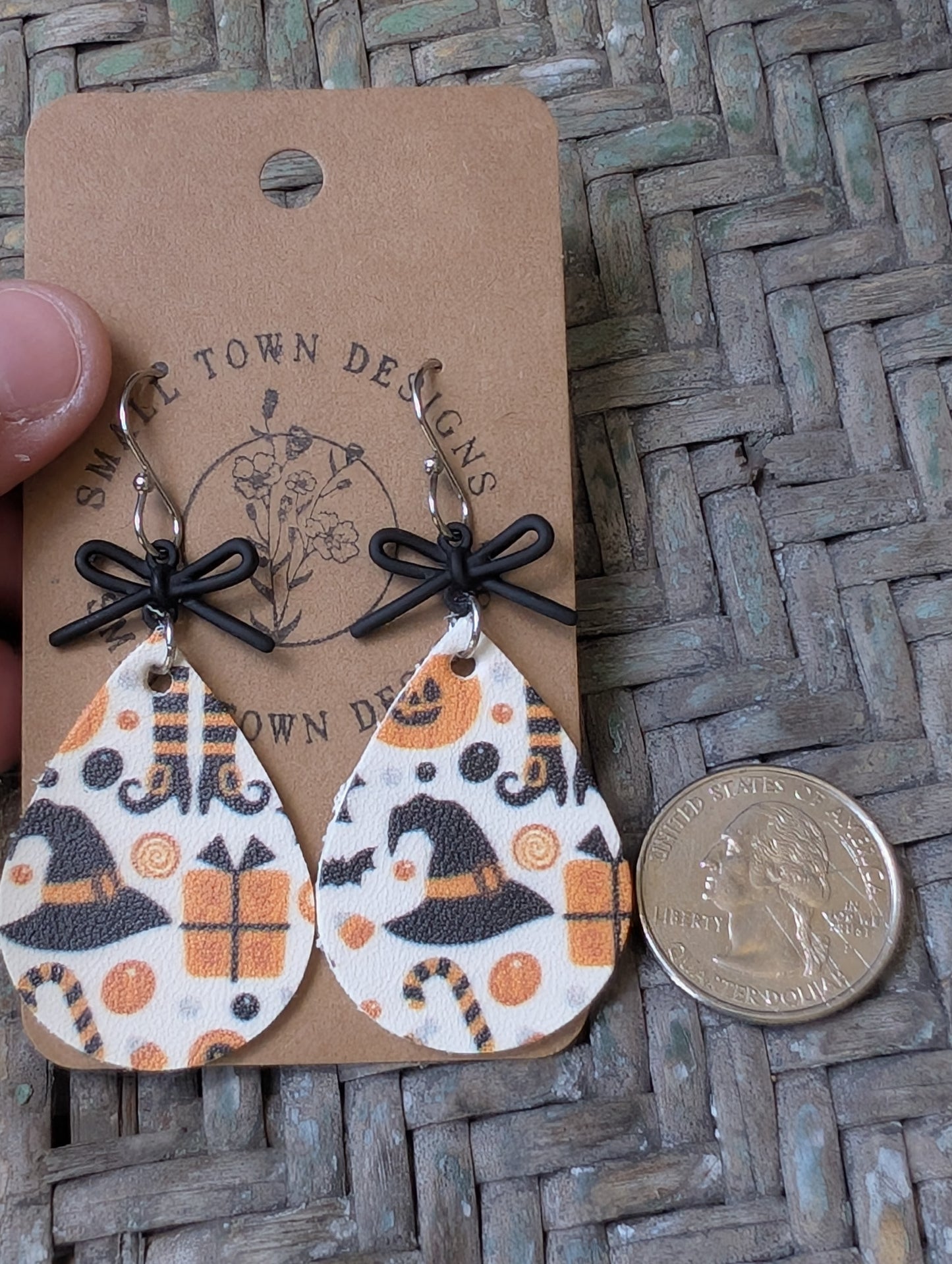 Halloween Bow Teardrops