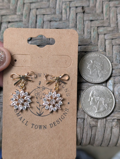 Gold Bow Flowers