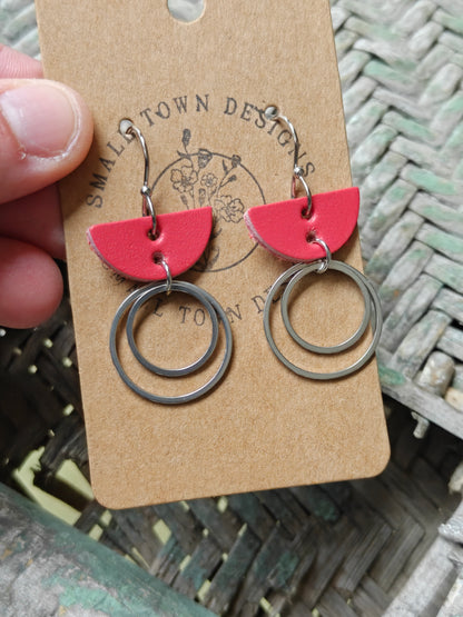 Coral Mini Rings