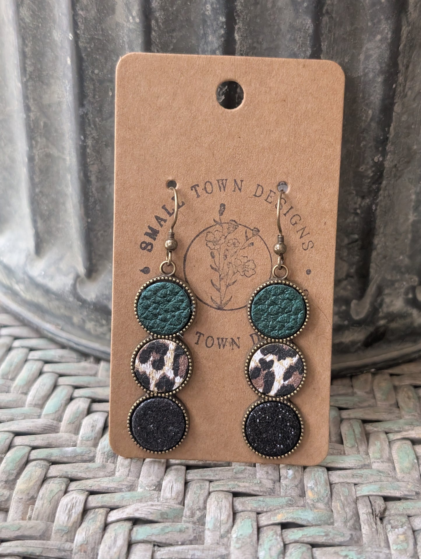 Emerald Green & Leopard Trios