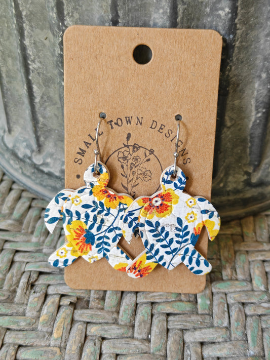 Summer Floral Turtle